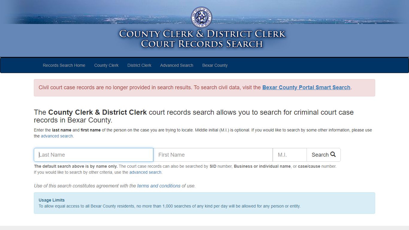 Court Records Search